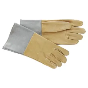 ORS Nasco 40-TIG Deer Split Leather Welding Gloves, Large, Pearl Gray, 40TIG-L