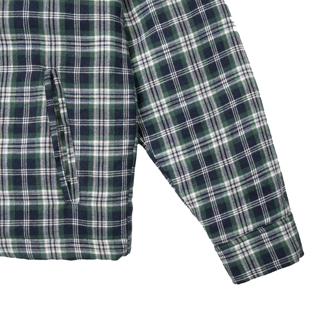Pass~Port - Antler Zip Flannel Navy/Green