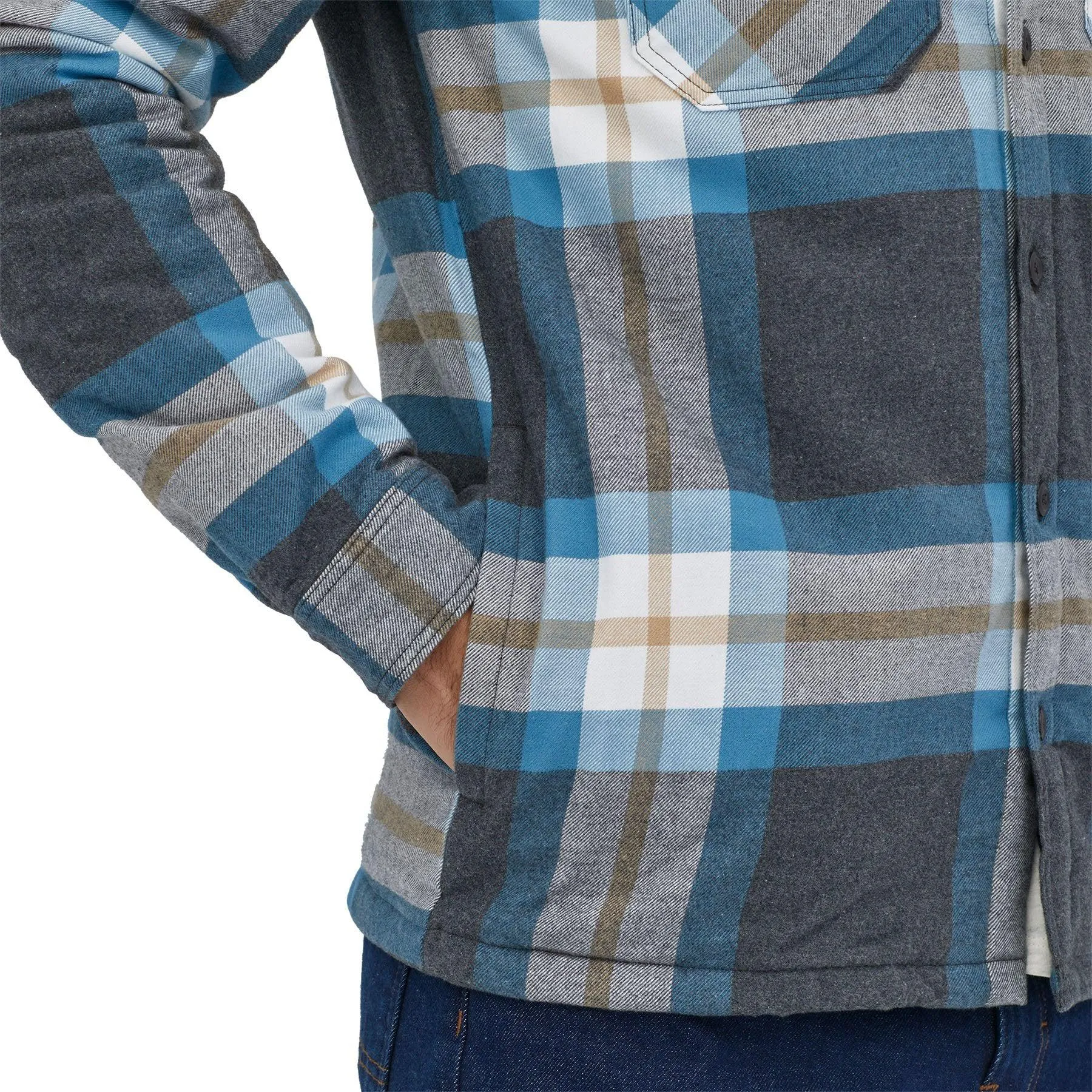 Patagonia Men's Insulated Organic Cotton Midweight Fjord Flannel Shirt