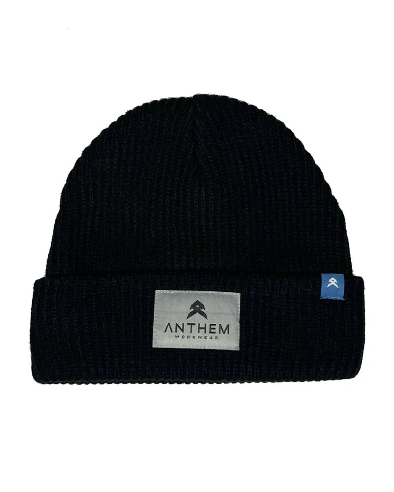 Patch Beanie - Black