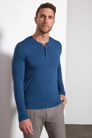 Pima Cotton Henley - Key Largo