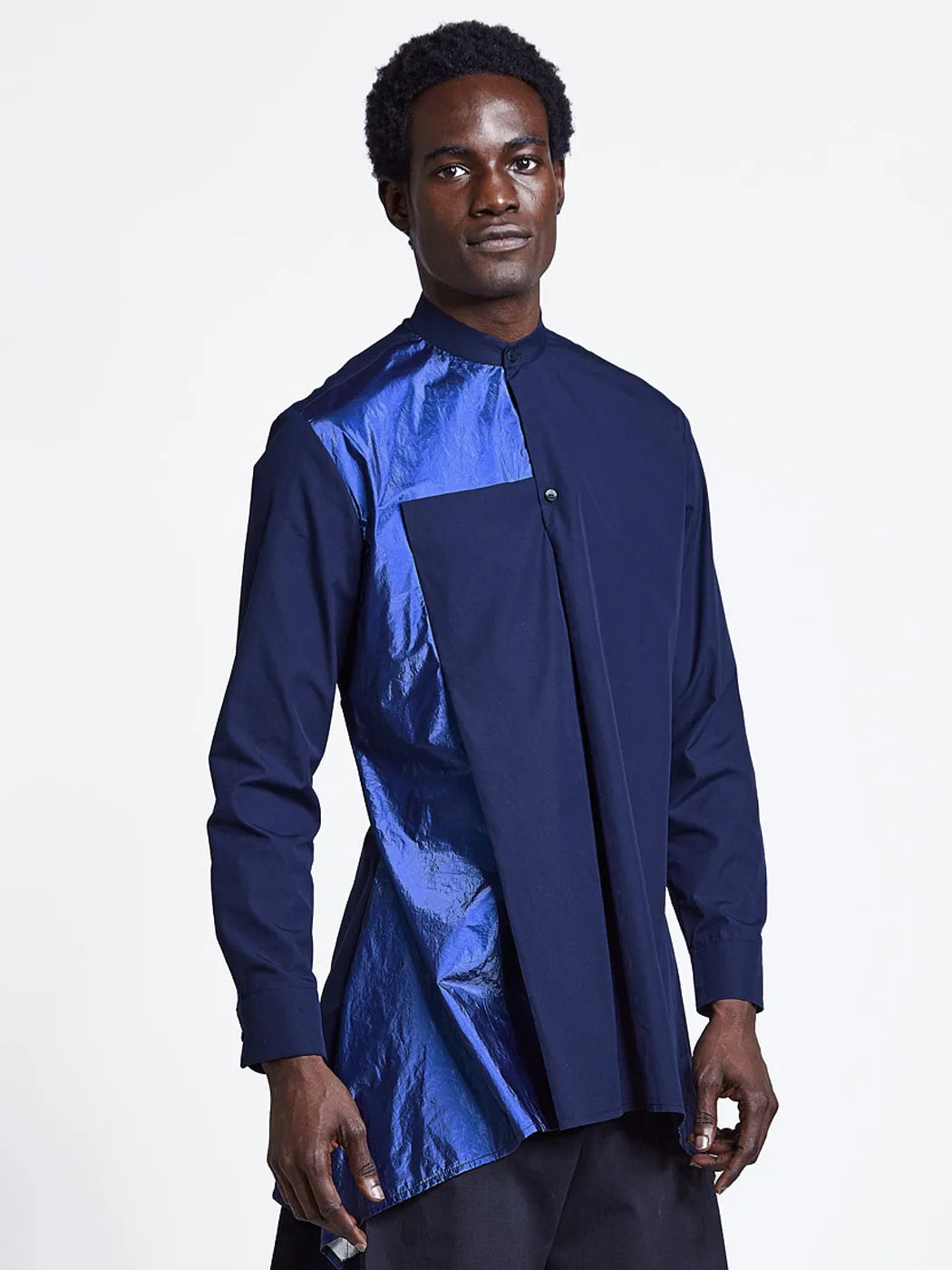 Pleat Pocket Shirt Long