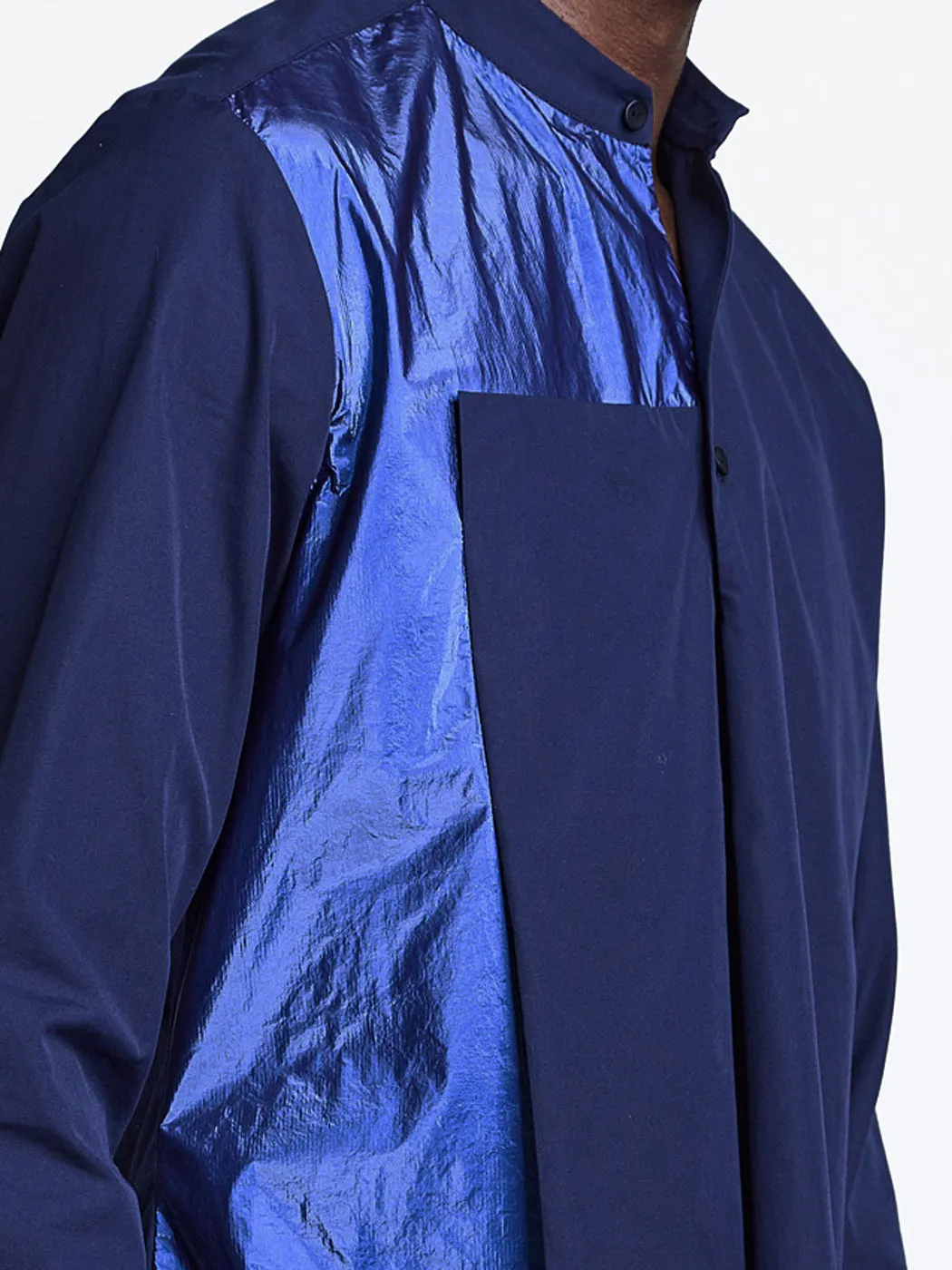 Pleat Pocket Shirt Long