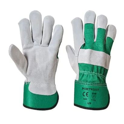Portwest Premium Chrome Rigger Glove (pack of 12) - A220
