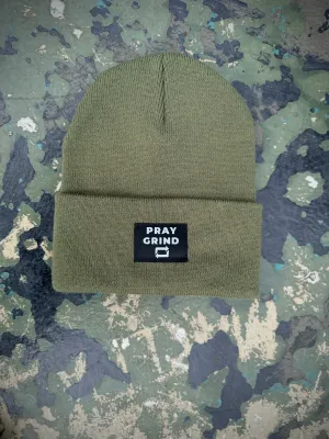Pray Grind Repeat- Beanie Knit Cap