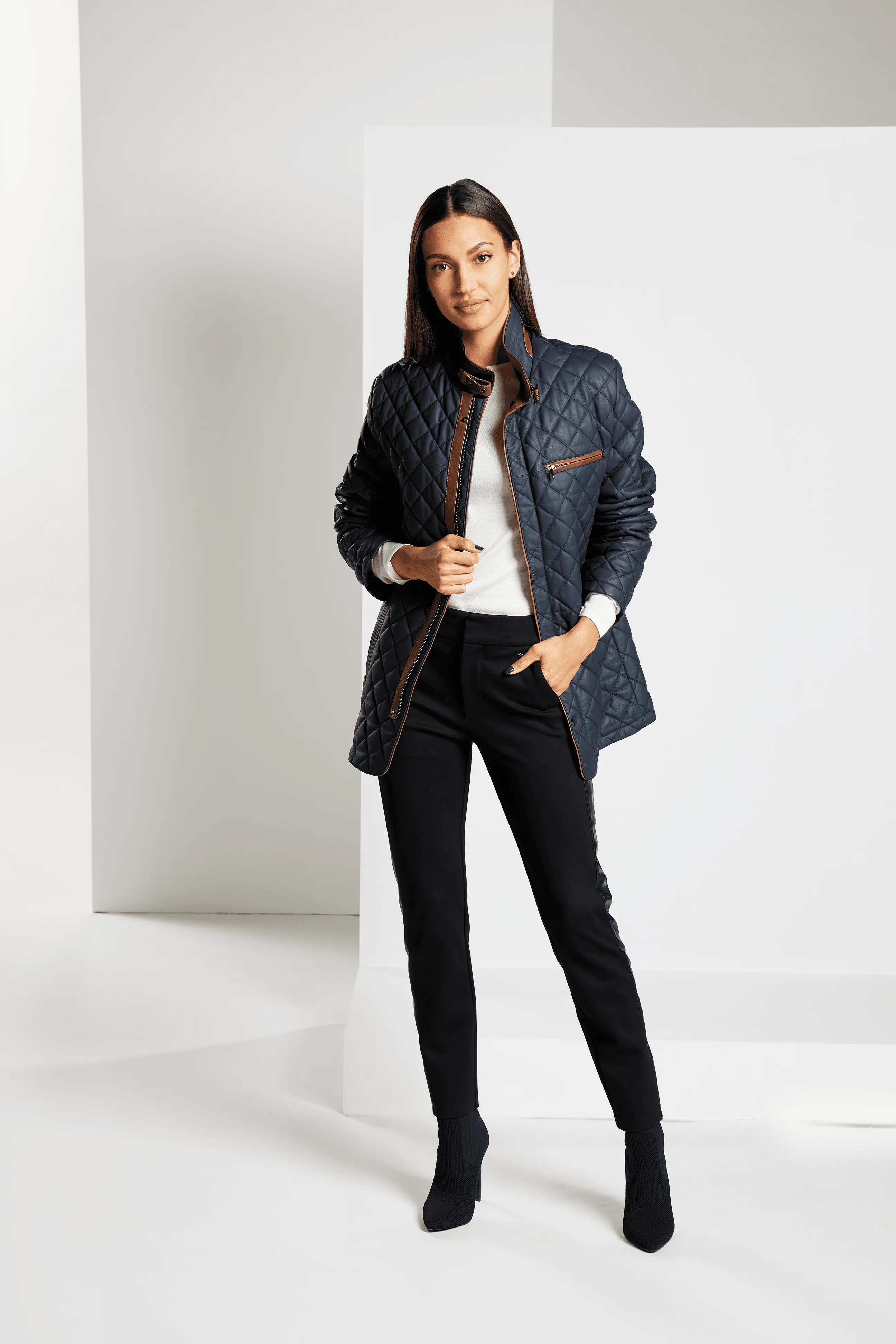 Quilted Leather Jacket