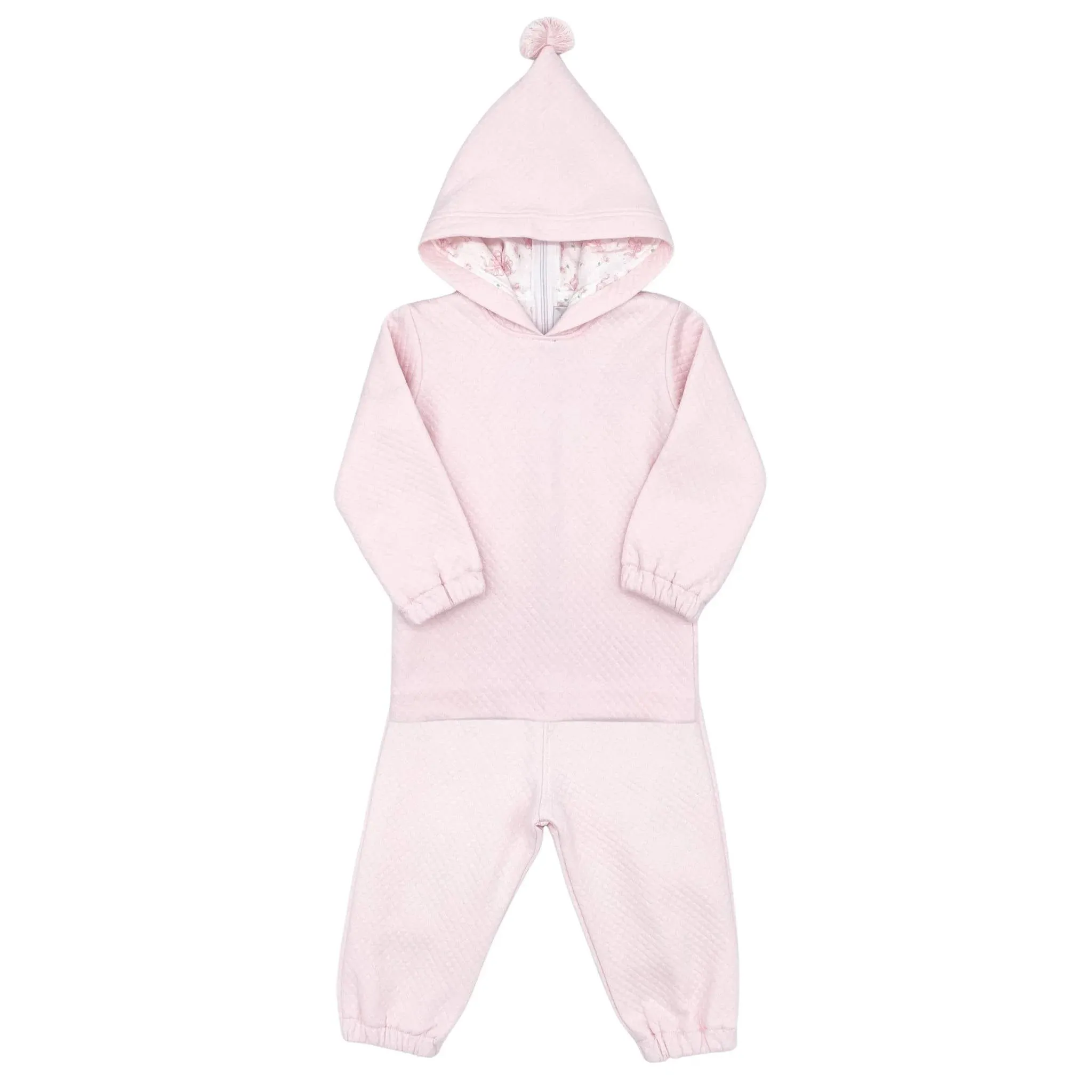 Ribbed Hooded Jump Suits