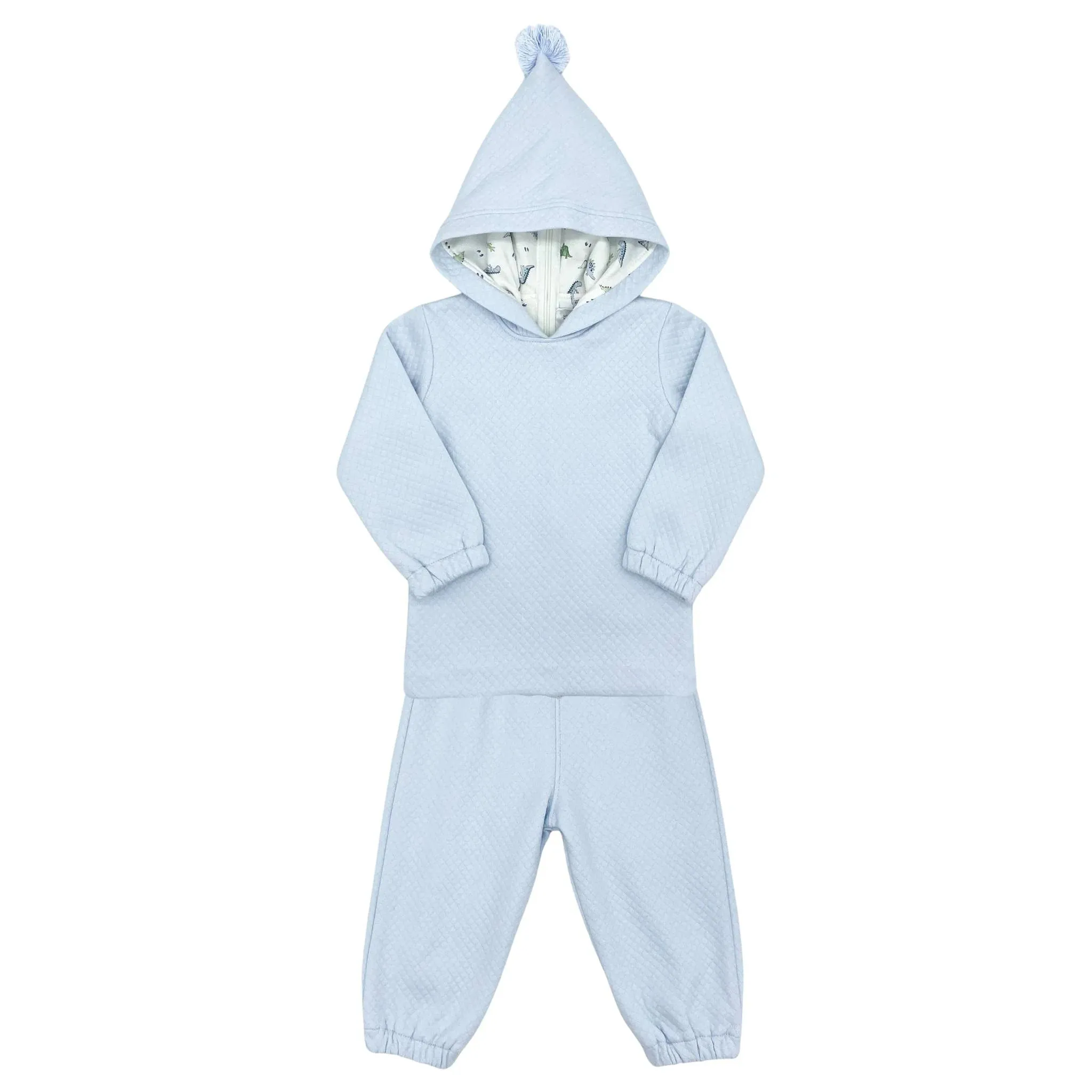 Ribbed Hooded Jump Suits