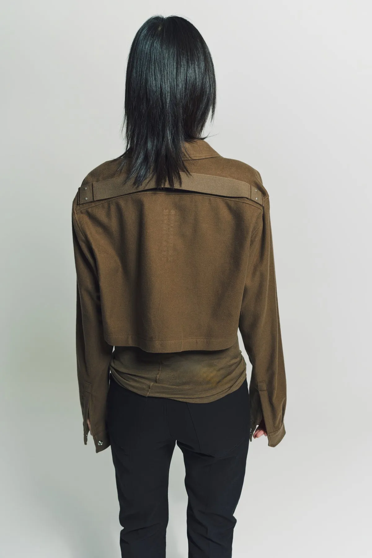 RICK OWENS | CROPPED OUTERSHIRT