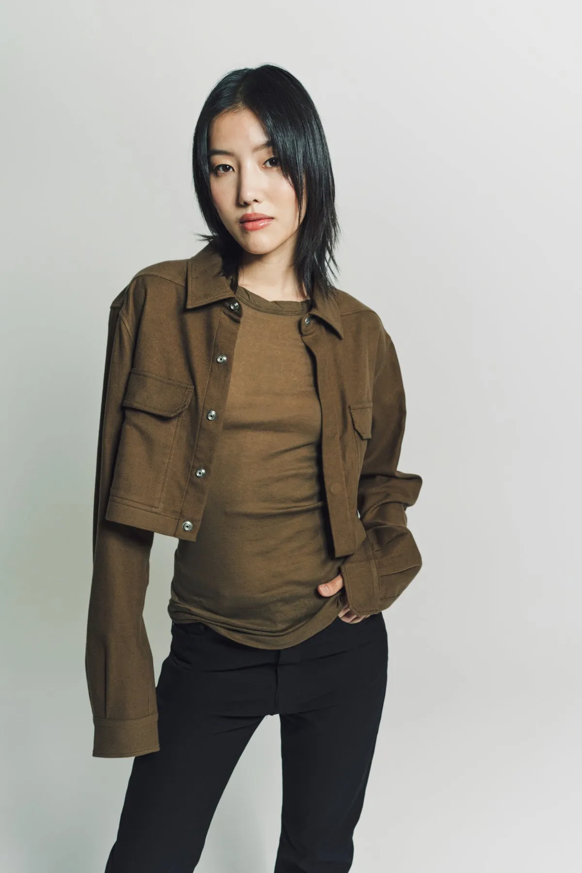 RICK OWENS | CROPPED OUTERSHIRT