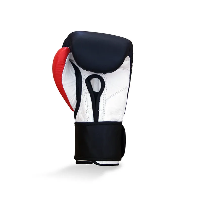 RINGSIDE JUNIOR TRAINING STRAP 8OZ-BLACK/RED/WHITE