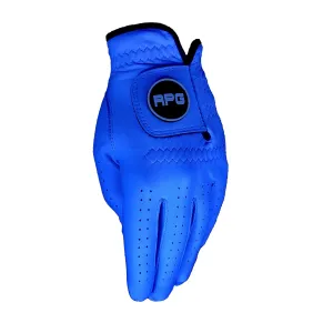 RPG 100% Cabretta Leather Color Golf Glove (Mens-Blue)