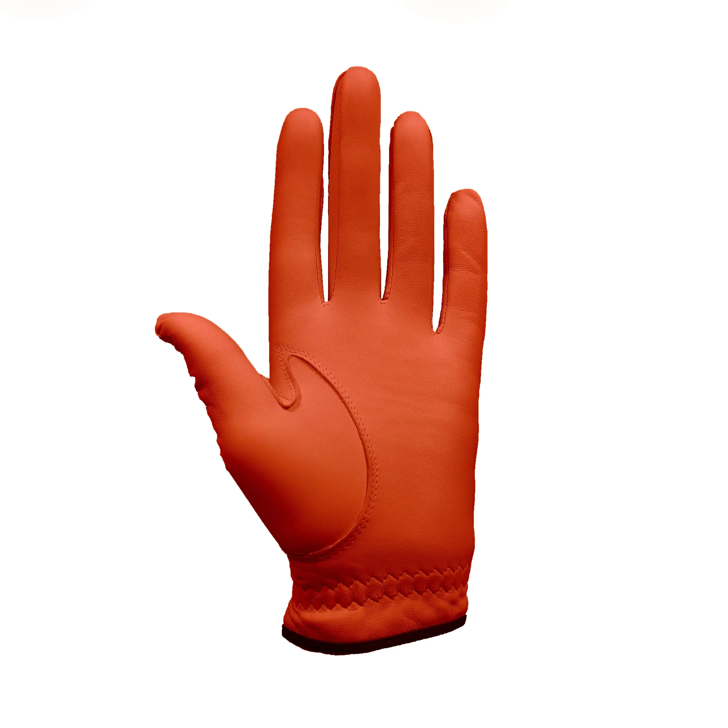 RPG 100% Cabretta Leather Color Golf Glove (Mens-Orange)