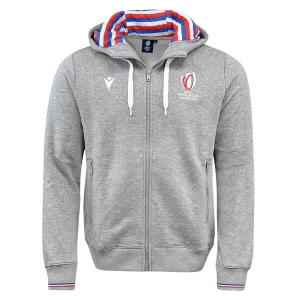 RWC23 Full Zip Brushed Fleece Cotton Hoody by Macron