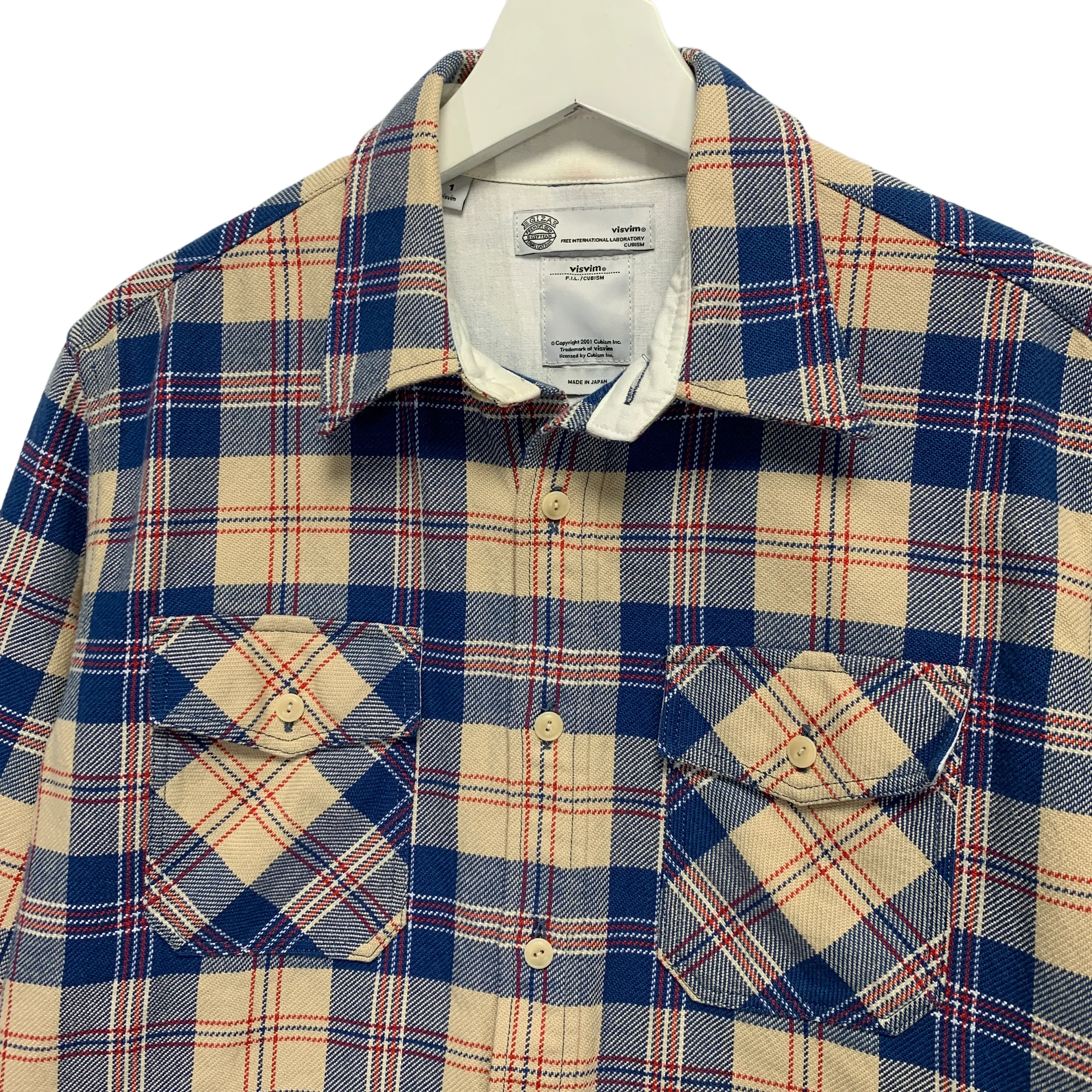 [S] Visvim 12 AW Black Elk Check Flannel LS Shirt