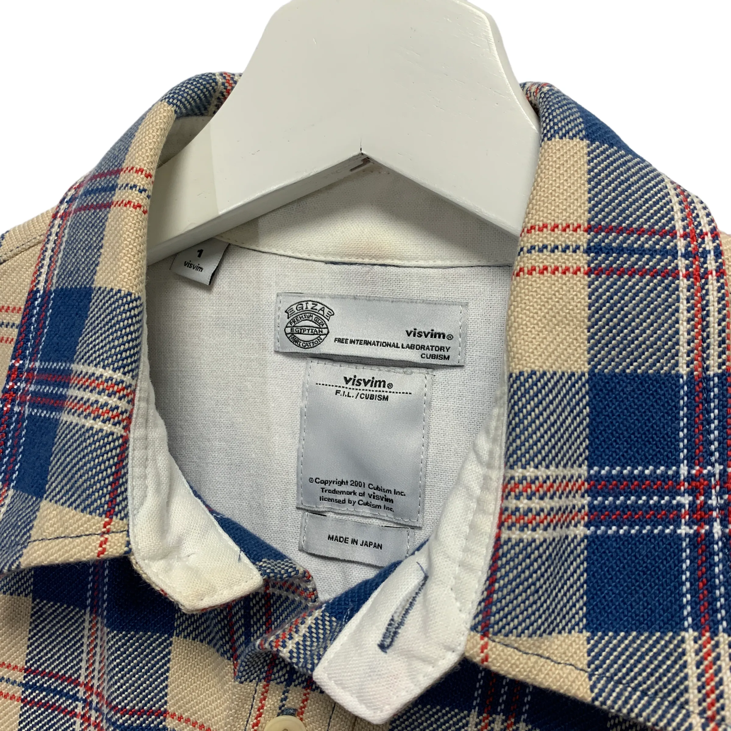 [S] Visvim 12 AW Black Elk Check Flannel LS Shirt