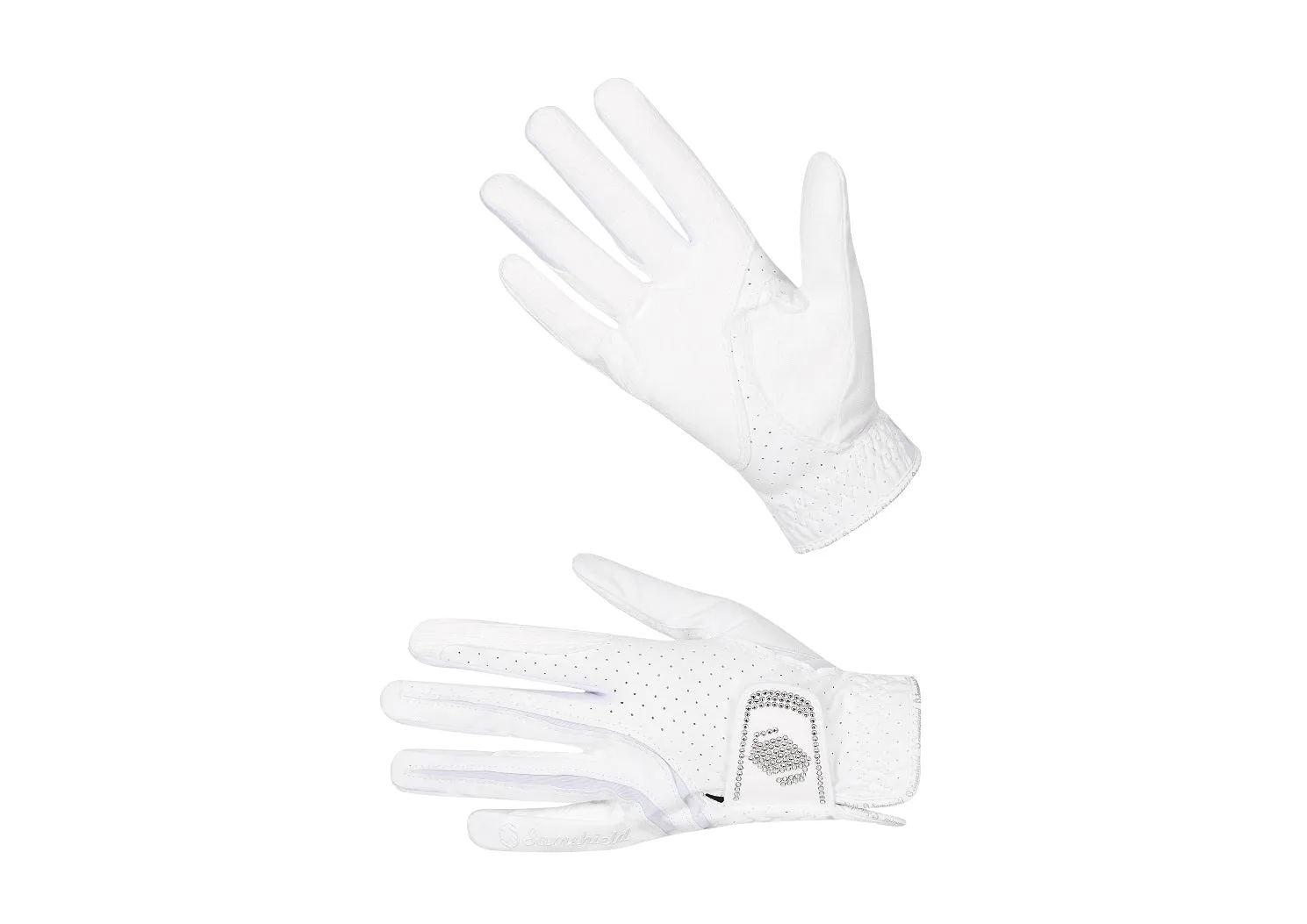 Samshield Swarovski Synthetic Leather Crystal Logo Gloves