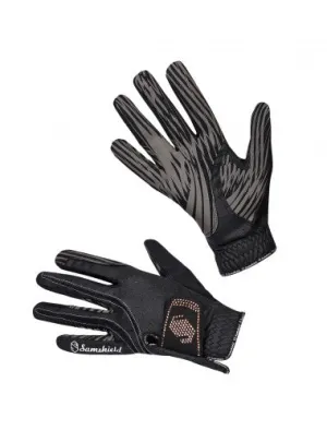 Samshield Swarovski Synthetic Leather Crystal Logo Gloves
