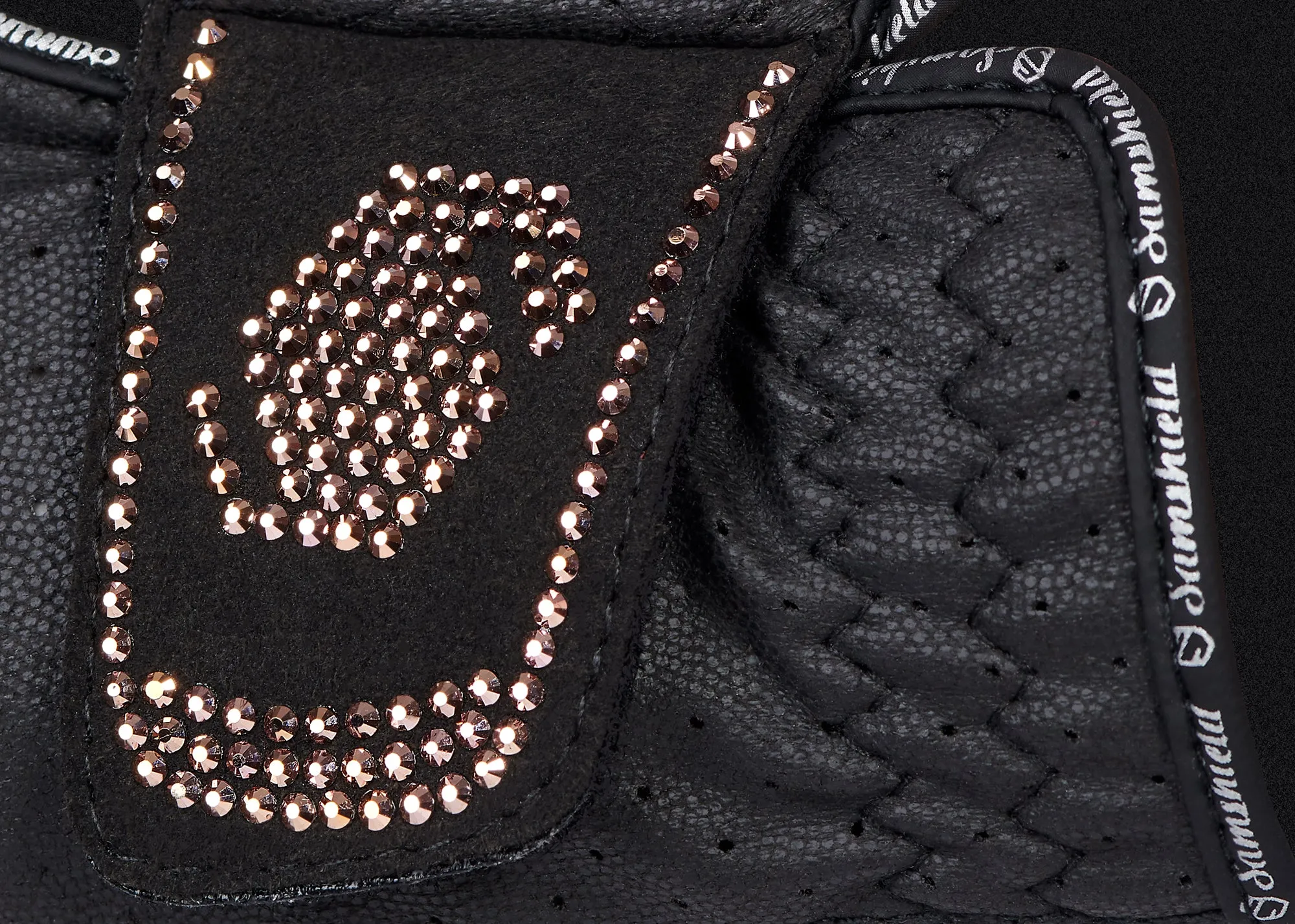 Samshield Swarovski Synthetic Leather Crystal Logo Gloves