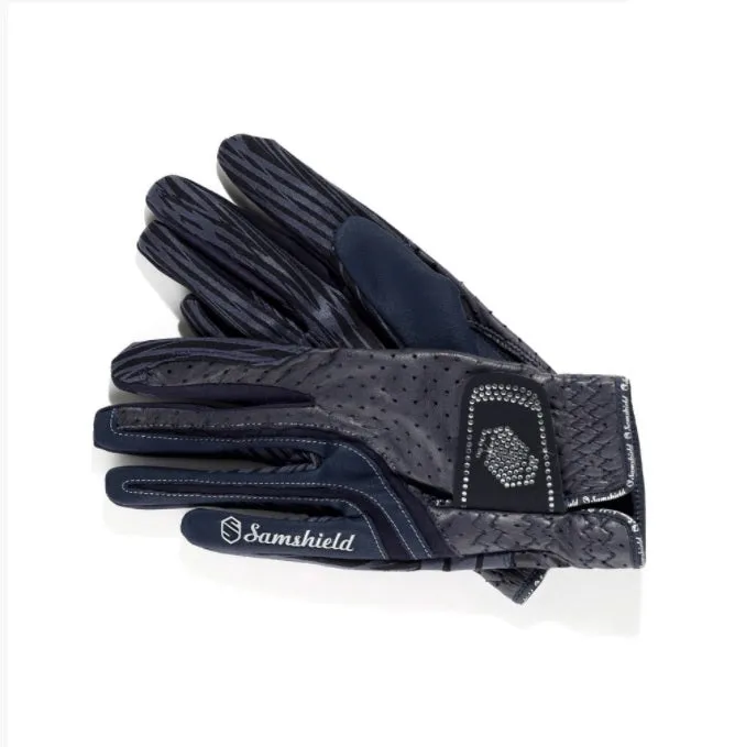 Samshield Swarovski Synthetic Leather Crystal Logo Gloves