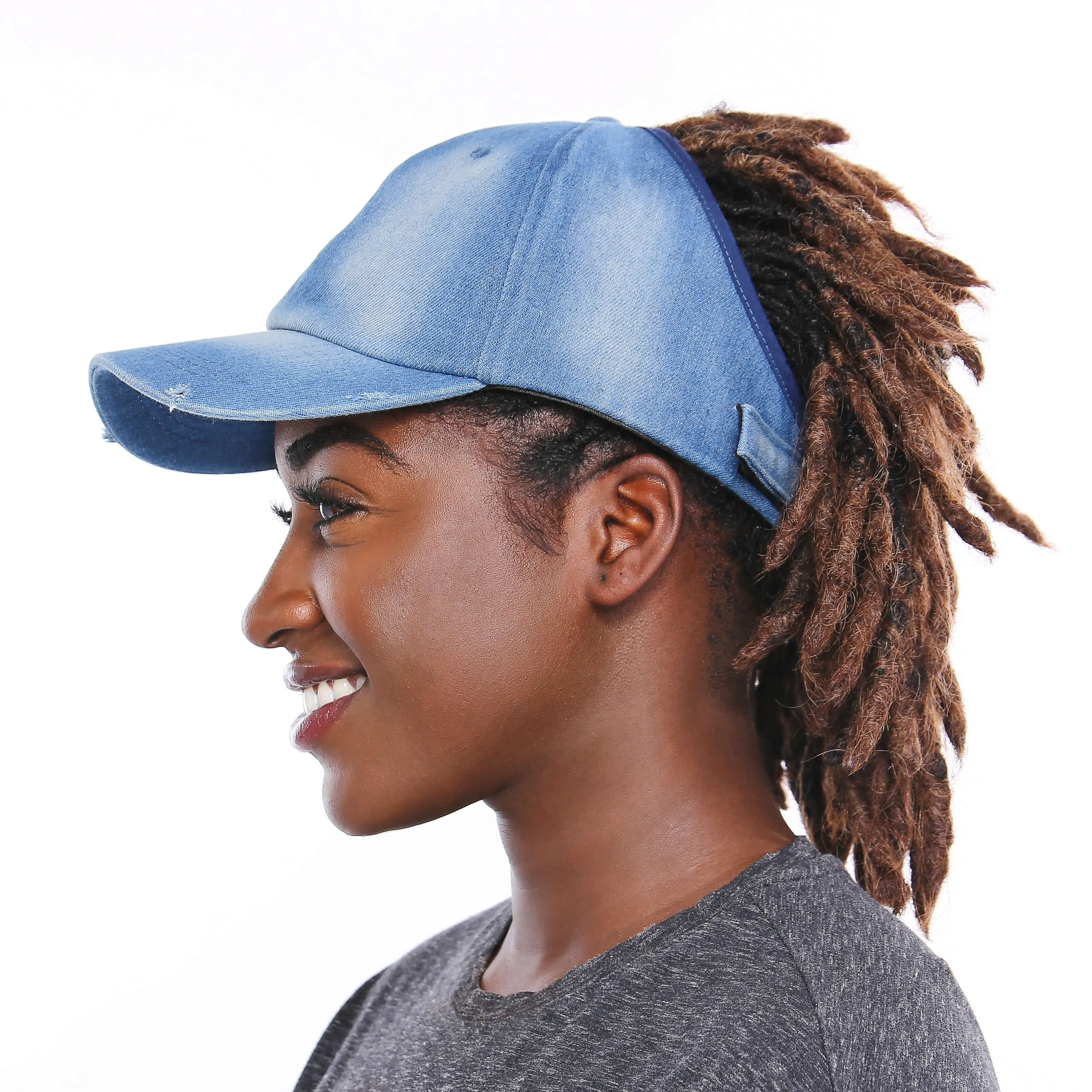 Satin Lined Culture Cap - Denim