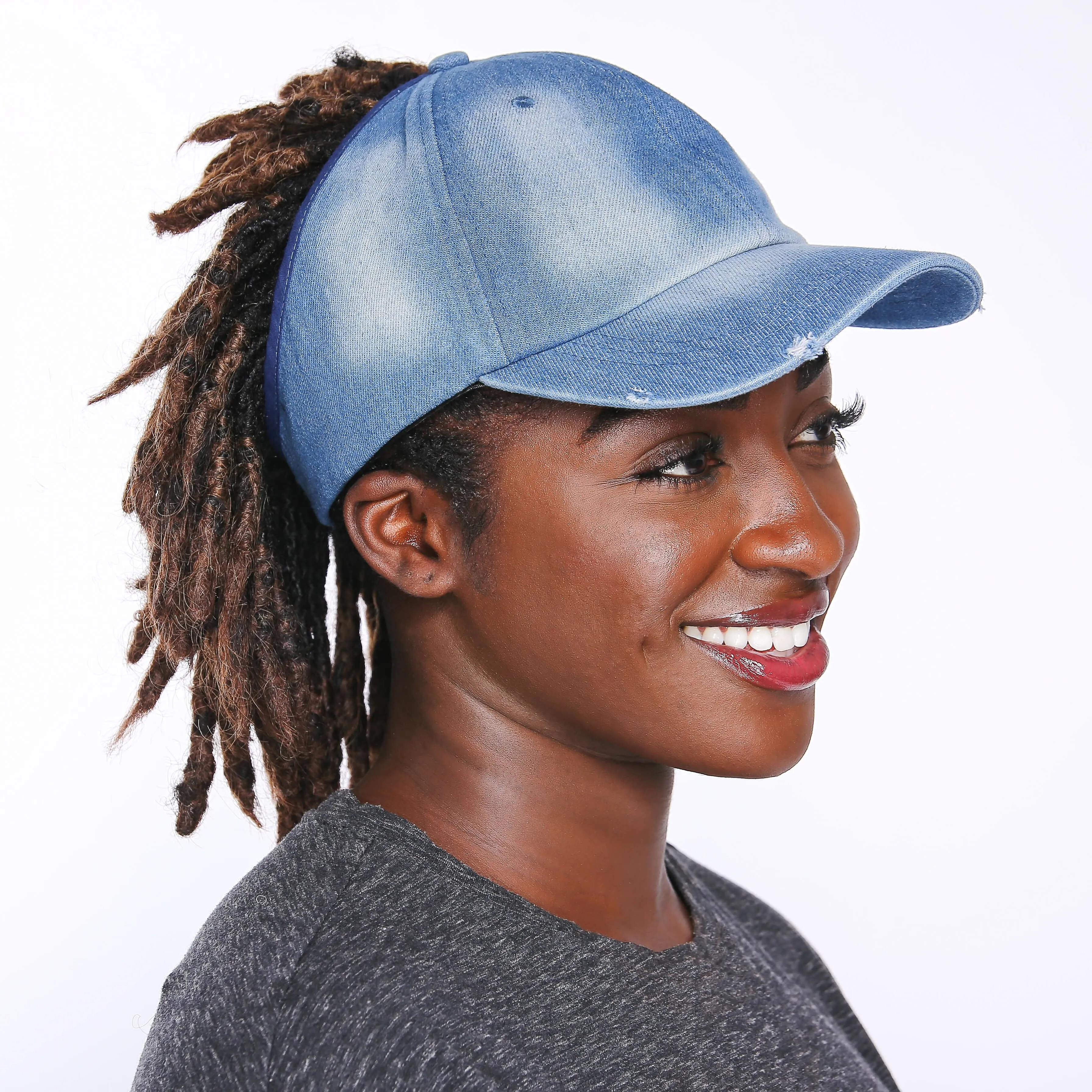 Satin Lined Culture Cap - Denim