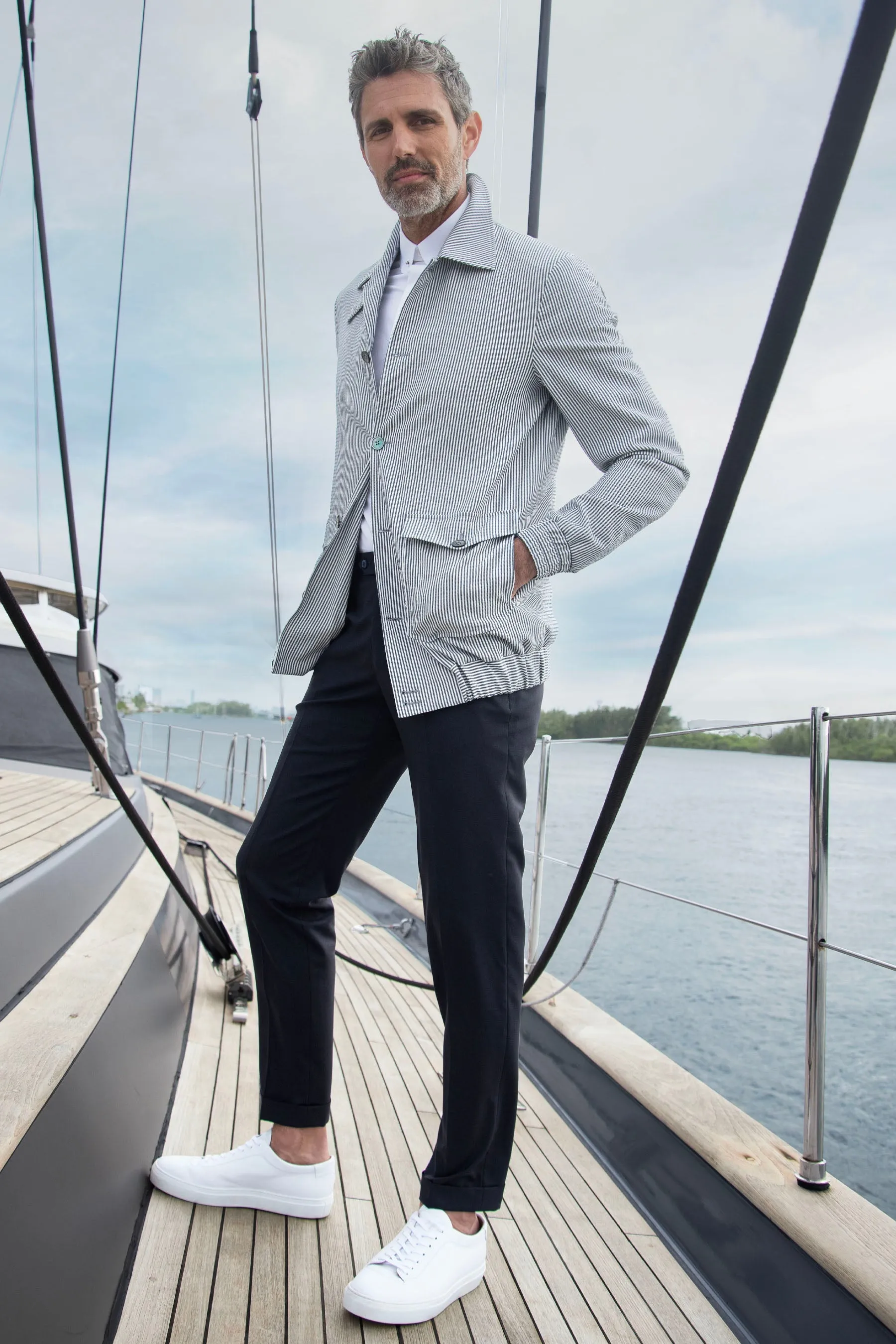 Seersucker Field Jacket