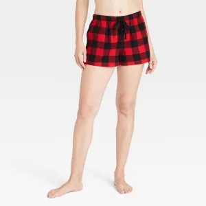 Stars Above Women's Plaid Flannel Pajama Shorts 82486963