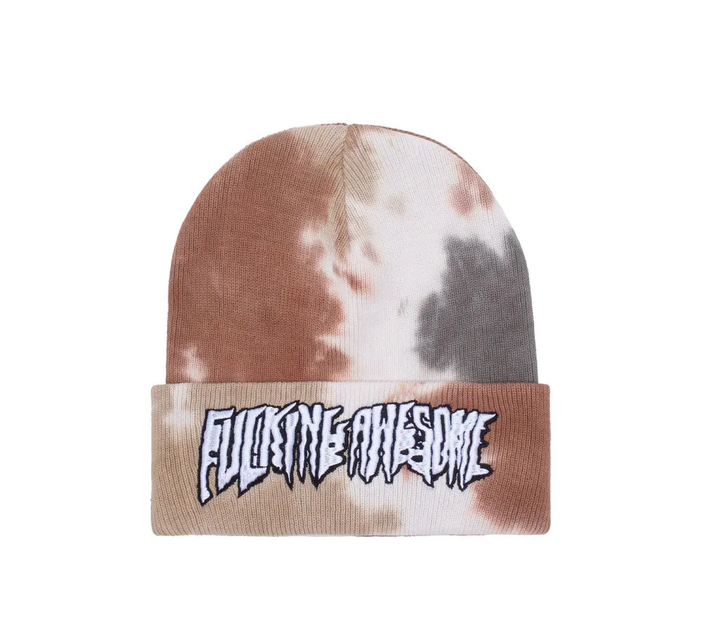 STRETCHED TIE-DYE CUFF BEANIE