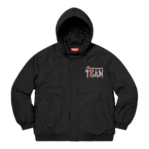 Supreme Team Puffy Jacket- Black