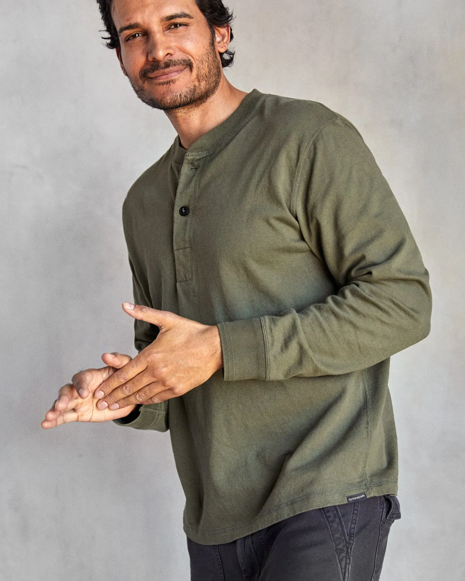 The Big Heavy Tee Henley - FINAL SALE