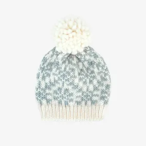 The Blueberry Hill - Snowflake Hat - Bowie Grey