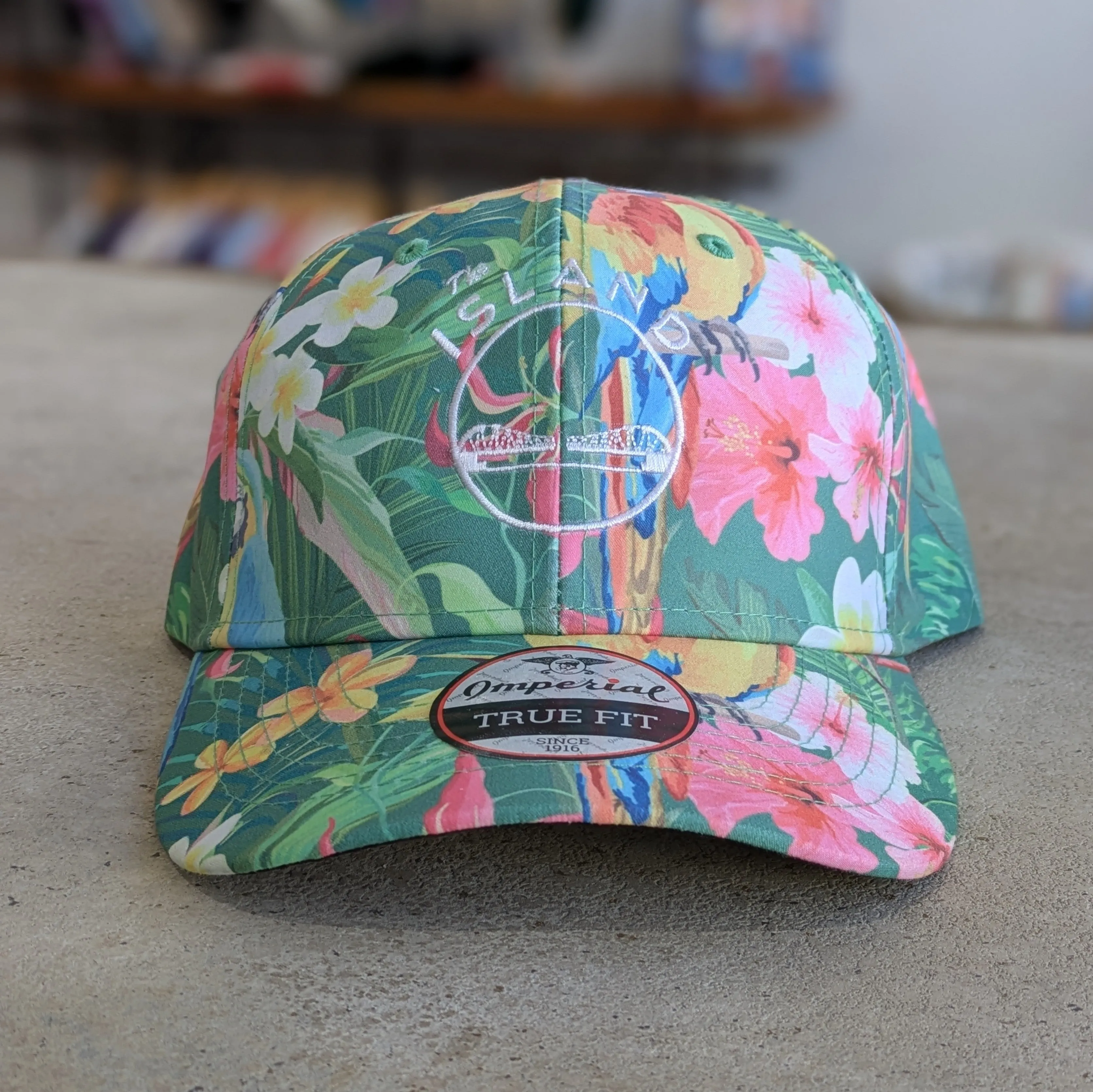 THE ISLAND HAWAIIAN PRINT HAT