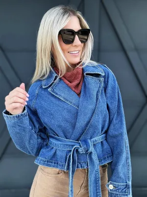 The Trailblazer Trench Coat In Denim