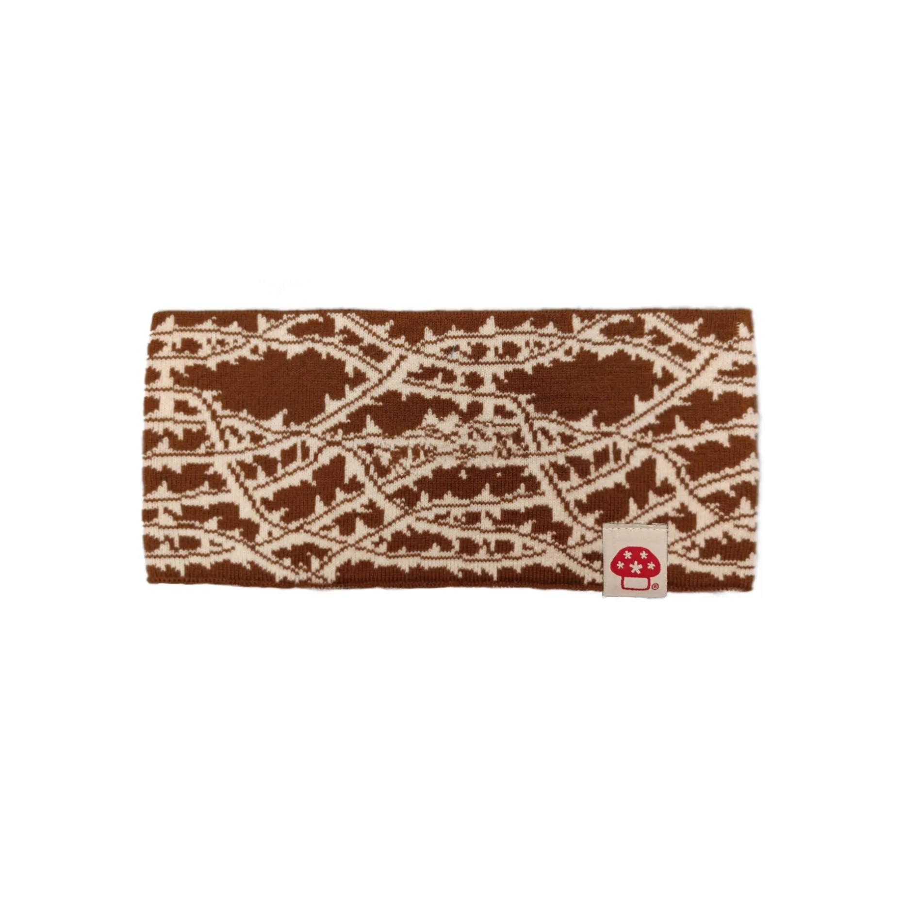 Thorn knit head band caffeine brown