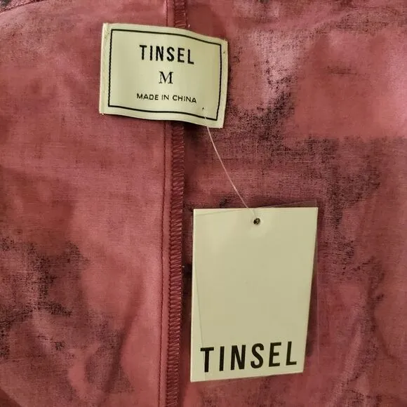 Tinsel Tie Dye Trench Coat