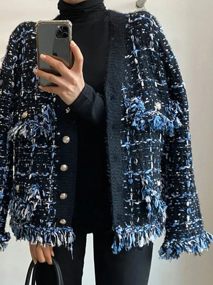Vintage Tassels Patchwork Jacket