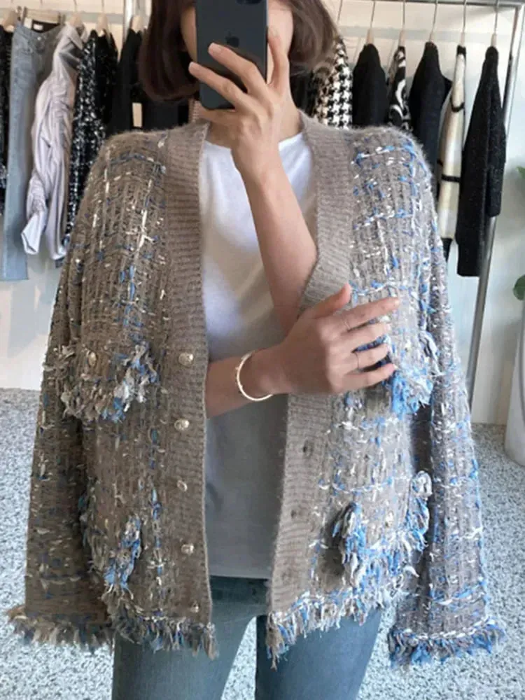 Vintage Tassels Patchwork Jacket