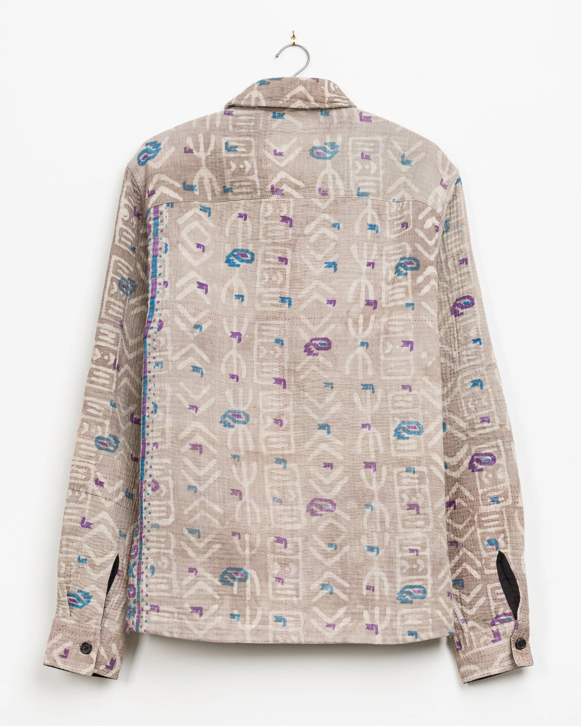 Vivek Overshirt in Quilted Kantha - S