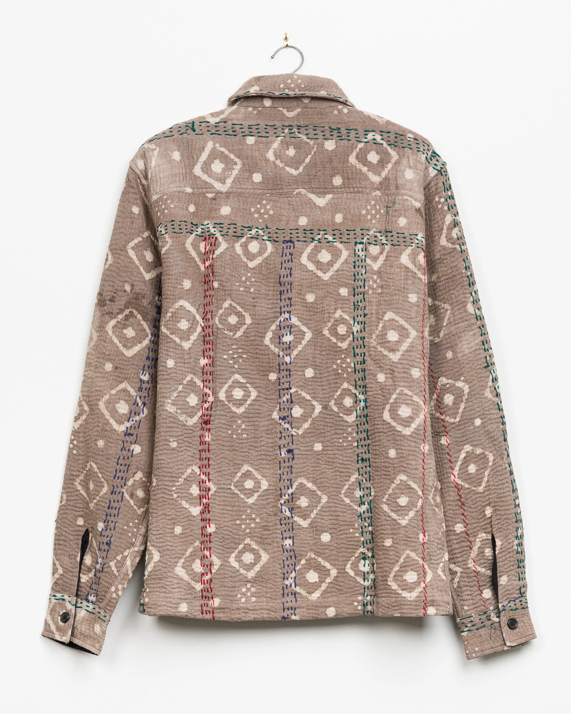 Vivek Overshirt in Quilted Kantha - S
