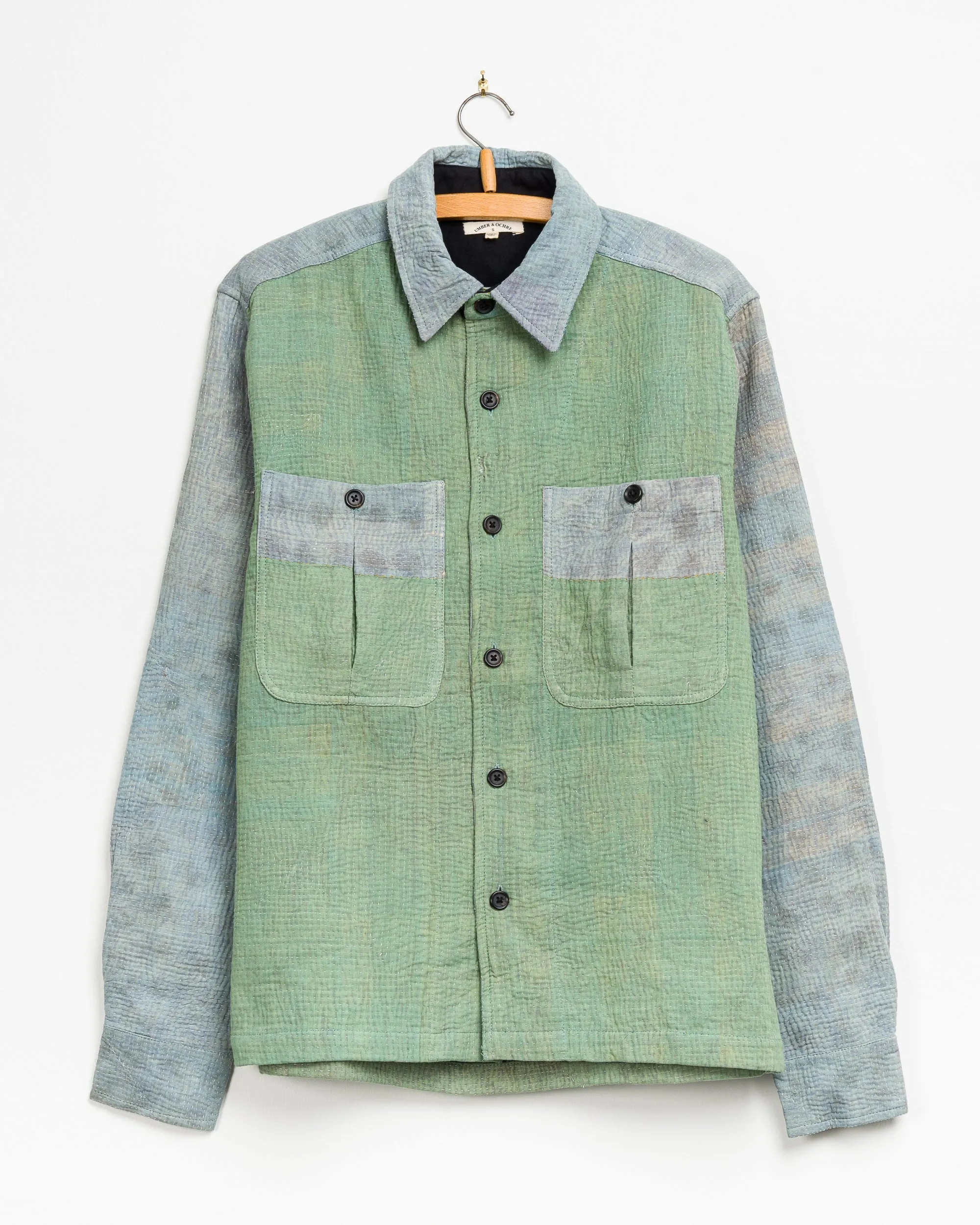 Vivek Overshirt in Quilted Kantha - S