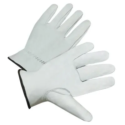 West Chester 991K Series Drivers Gloves, Large, White, 991K/L