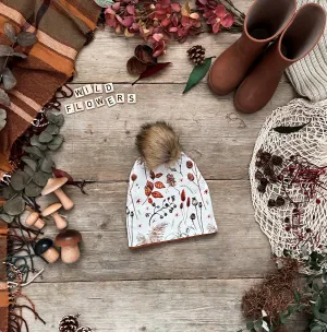 Wildflowers Bobble Hat