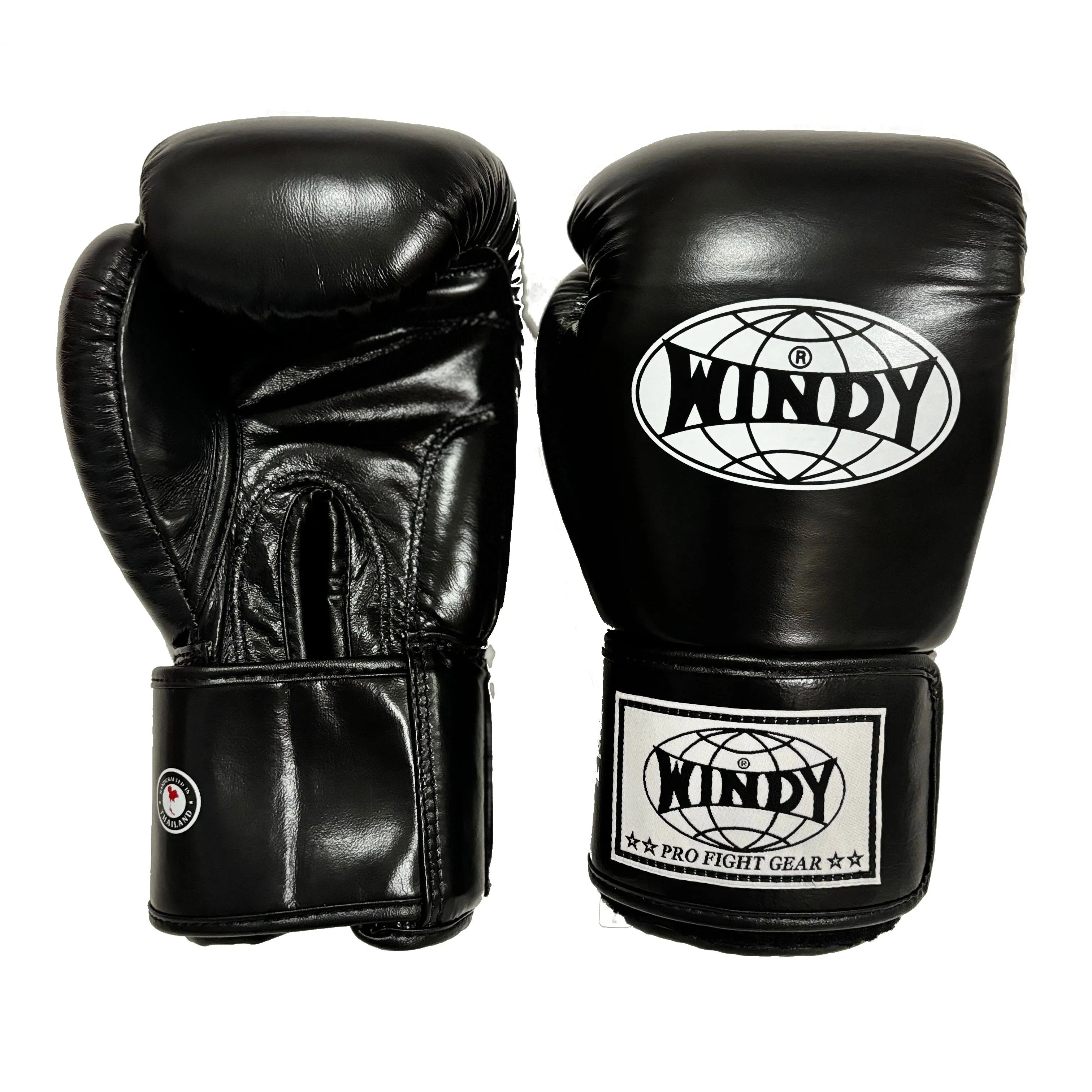 Windy Sport BGVH Muay Thai Boxing Gloves Black