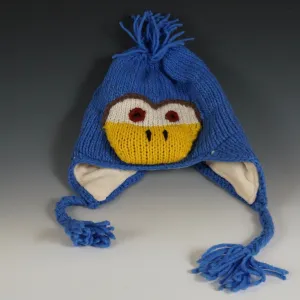Wool Hat w/ Ears - Blue Bird (Kid's Size)