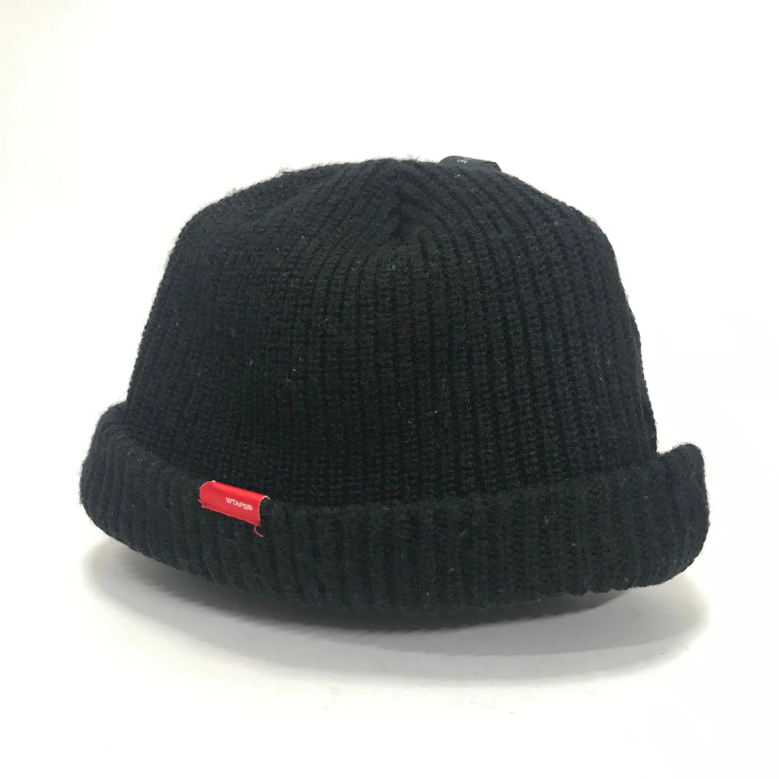 WTaps 10AW Black Watch Knit Beanie Black