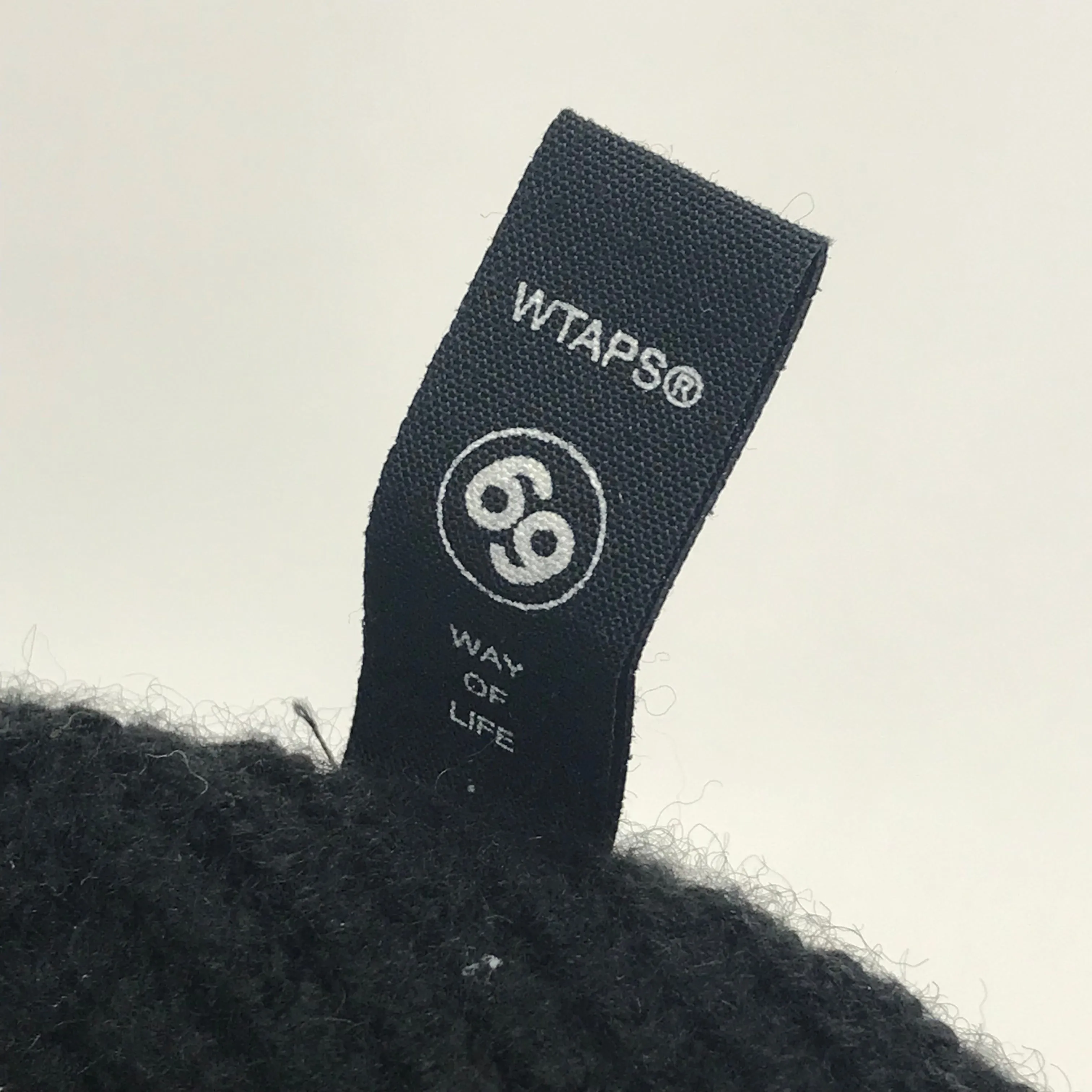 WTaps 10AW Black Watch Knit Beanie Black