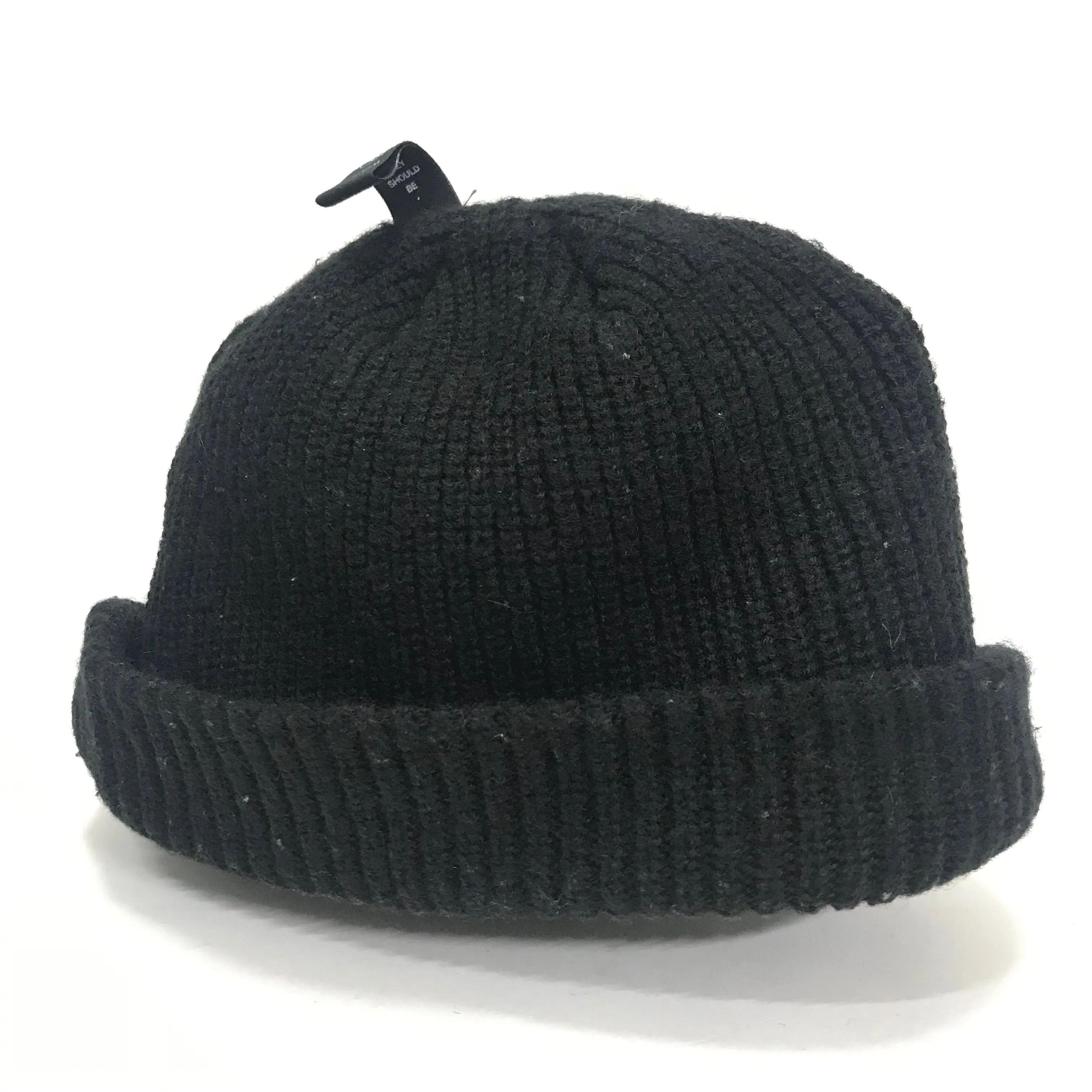 WTaps 10AW Black Watch Knit Beanie Black