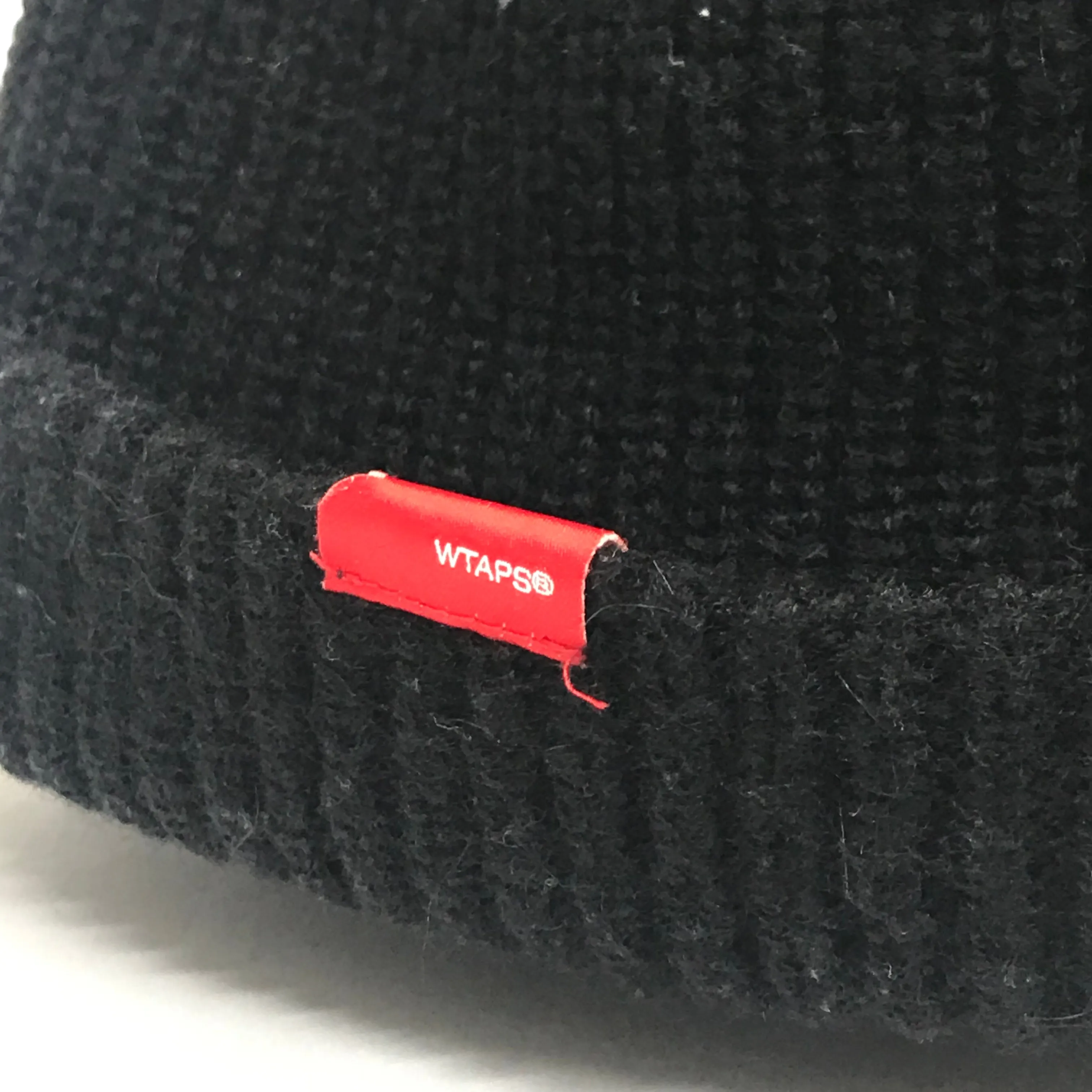 WTaps 10AW Black Watch Knit Beanie Black
