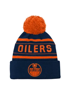 Youth NHL Jacquard Cuff Pom - Edmonton Oilers Alternate